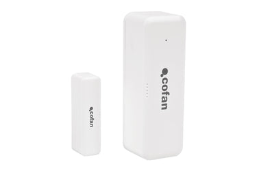 Cofan – Sensor Inteligente para Puertas y Ventanas | WiFi y Bluetooth | Compatible con Alexa y Google | Protección Antirrobo